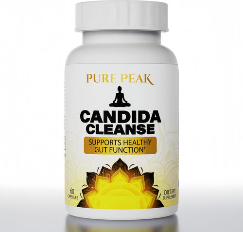 Candida Cleanse - Gut & Colon Support (60 Capsules) - for Men & Women - Natural Herbs for Intestinal Detox - Oregano Leaf, Wormwood, Black Walnut, Caprylic Acid